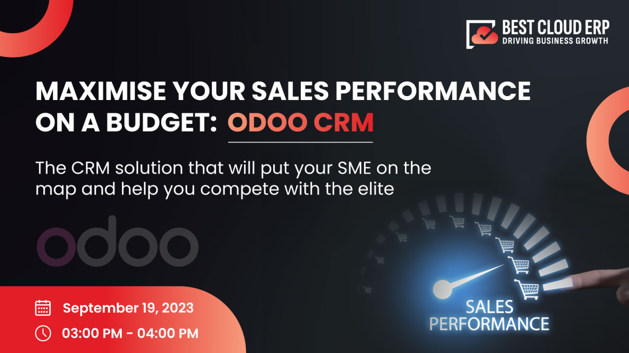 Odoo CRM in Maximising Sales and Customer Management